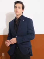 Maroni Navy Premium Stretch Blazer