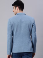 Blue Premium Knitting Blazer - Image 2