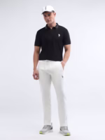 Active Sports Mens Slim Fit Gorpcore White Track Pant - Image 3